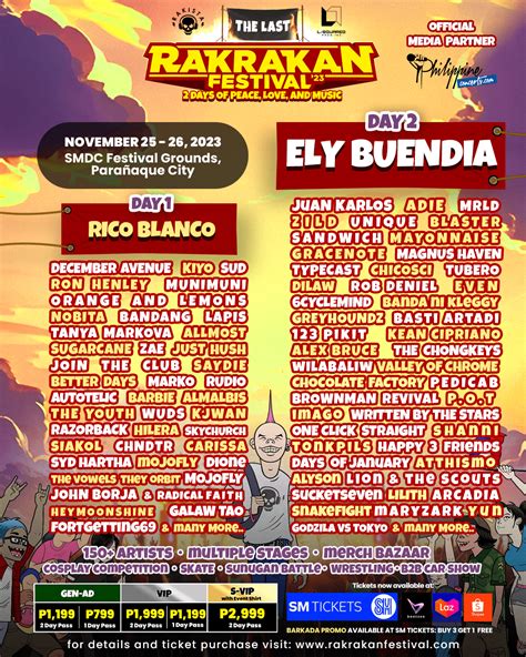 Rakrakan Festival unveils final lineup (170+ bands) with the .
